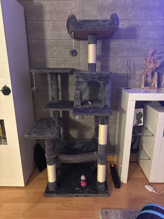 Drapak dla kota duży wysoki drapak NOWY dla kota domek legowisko NOWY