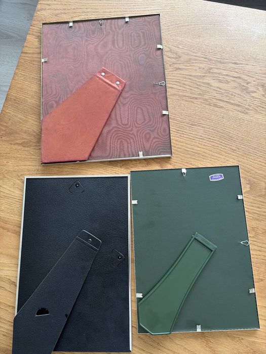 Stara metalowa ramka Vintage komplet 3 szt