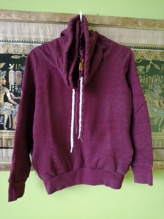 bluza bordowa, cropp, S