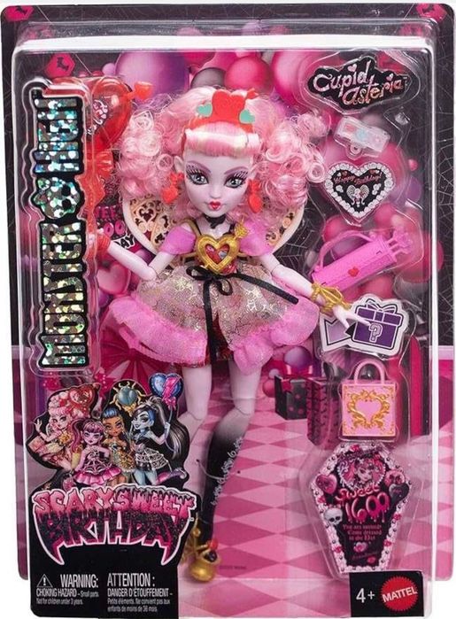 Monster High Scary Sweet Birthday Doll, Cupid Asteria. Монстер Хай Купідон Астерія Scary Sweet Birthday, Cupid Asteria