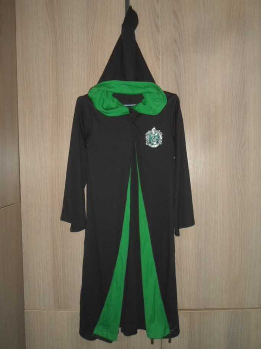 Мантия плащ Slytherin Гарри Поттер рост 136-140