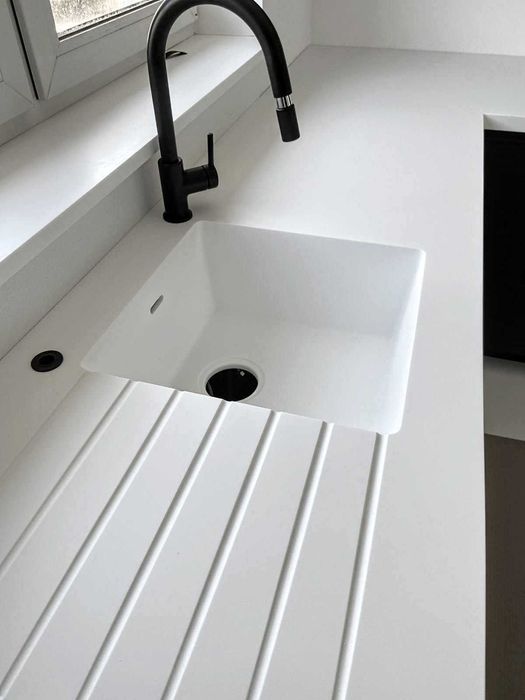 blaty kuchenne z materiałów Solid Surface, Corian, Krion,Staron