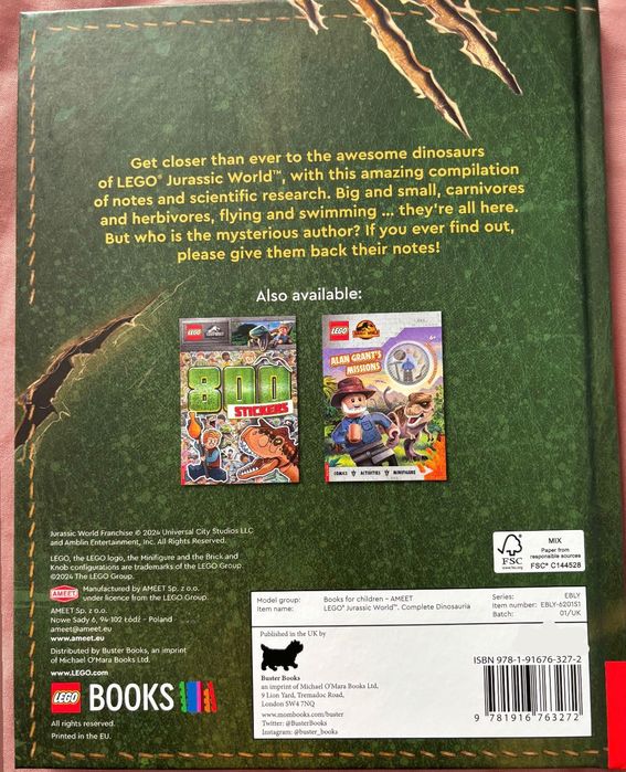 Чудова розважальна  книжка Lego для діток