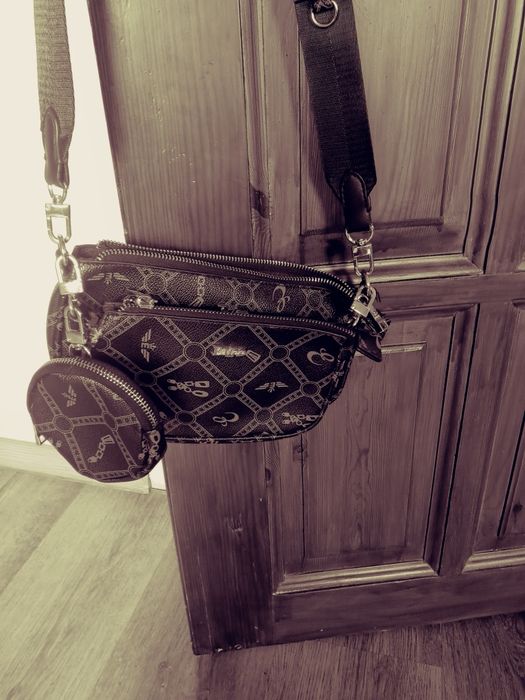 Torebka 3 czesci zlaczone listonoszka Braz