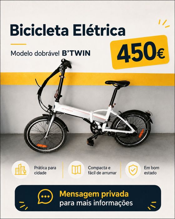 Bicicleta Elétrica B’TWIN