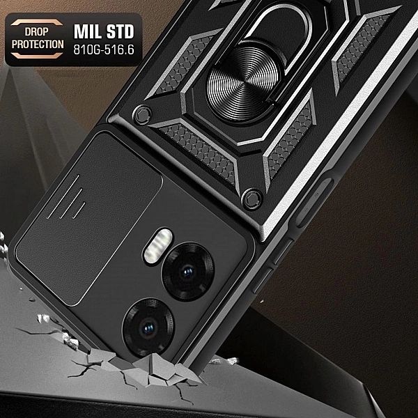 Etui Tech-Protect CamShield Pro na Motorola Moto G35/5G - czarne