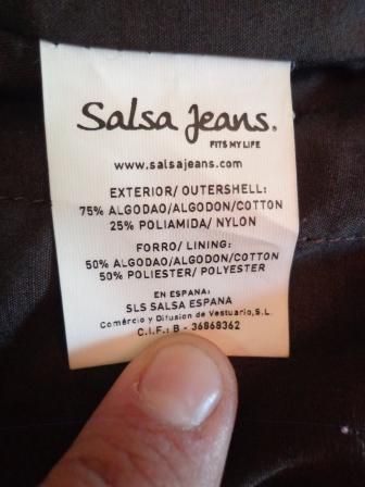 Casaco comprido Salsa