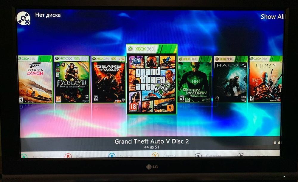 Xbox 360 з іграми на 500 гігабайт ікс бокс з геймпадом повний комплект