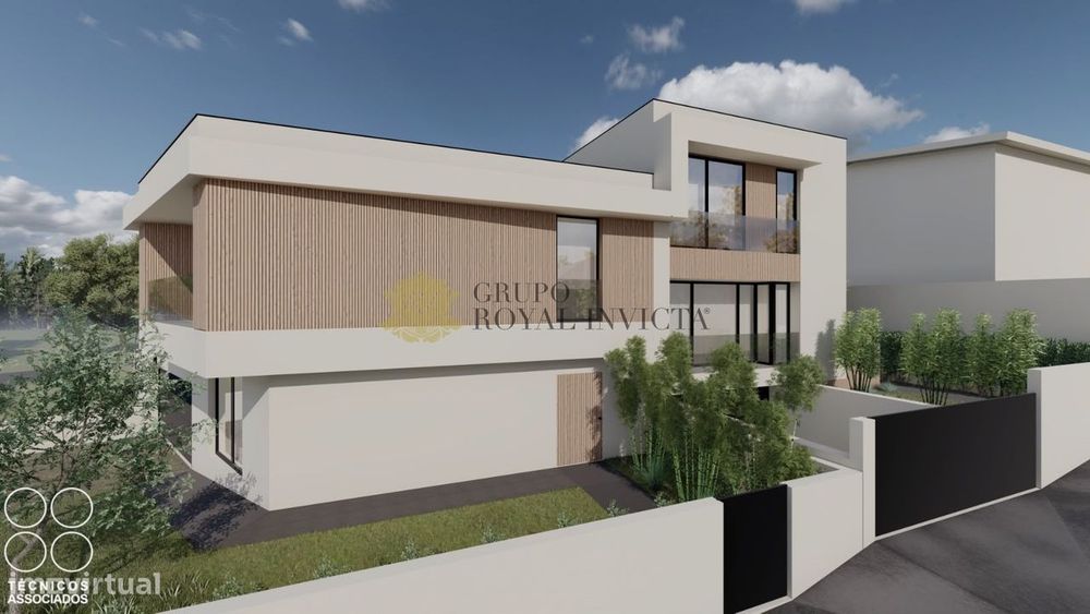 Moradia geminada V3 Superior em construção na Trofa