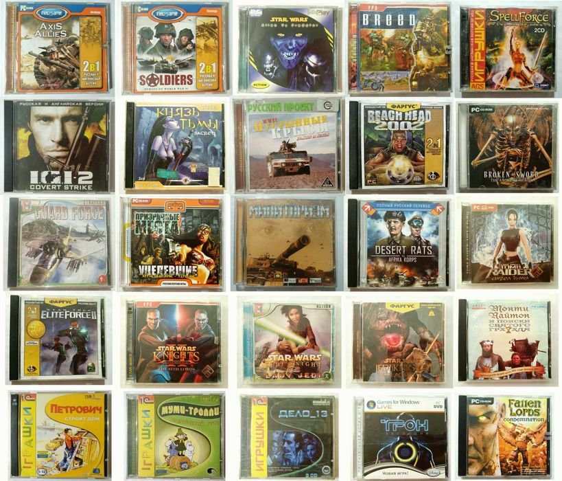 Коллекционные игры на CD
