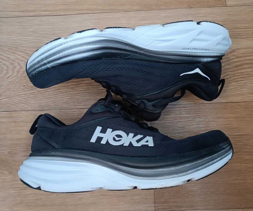 Кроссовки мужские Hoka Bondi 8 Black р.42 (26.5 см) Оригинал