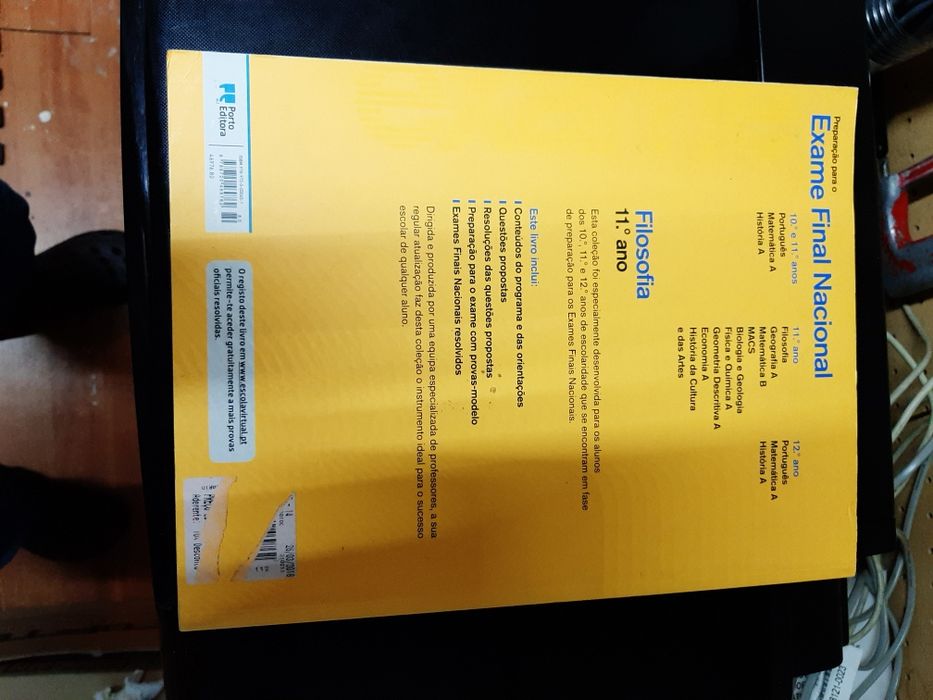 Caderno de preparação para exame de filosofia