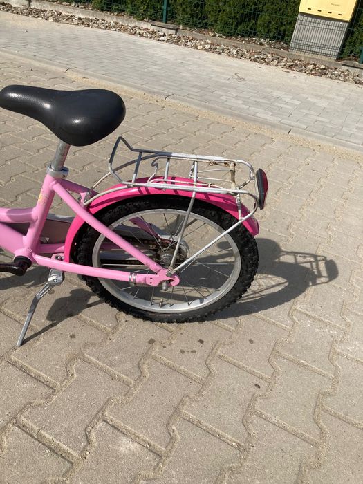 Rower dla dziecka różowy puky