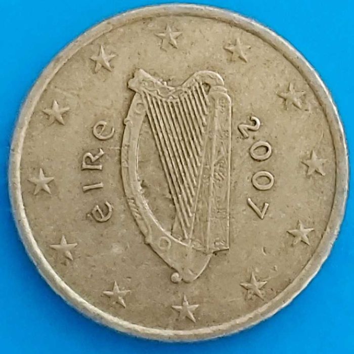 50 Cêntimos de 2007 da Irlanda