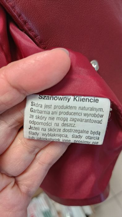 Kurtka damska skóra naturalna, rozm.M-L.Jak nowa.