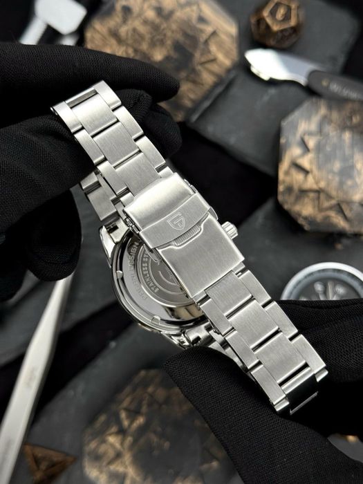 Годинник наручний | Pagani Design PD-1734 Silver-White водонепроникний