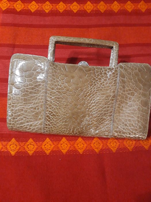 Вінтажна сумка крокодилячої шкіри