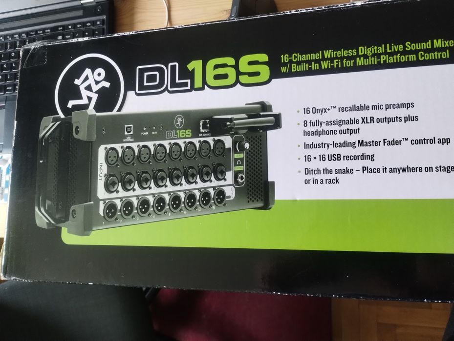 Mackie DL16S mikser pro audio (jak Behringer XR18 czy Soundcraft Ui16)