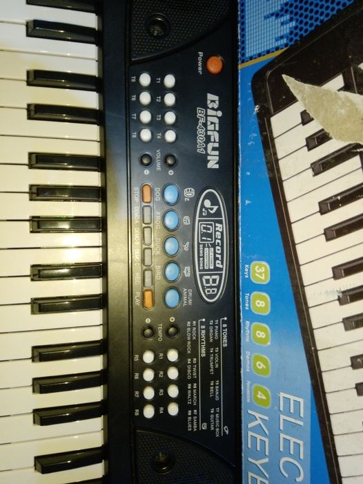 Zabawka edukacyjna Mój pierwszy keyboard big fun plus mikrofon nowy