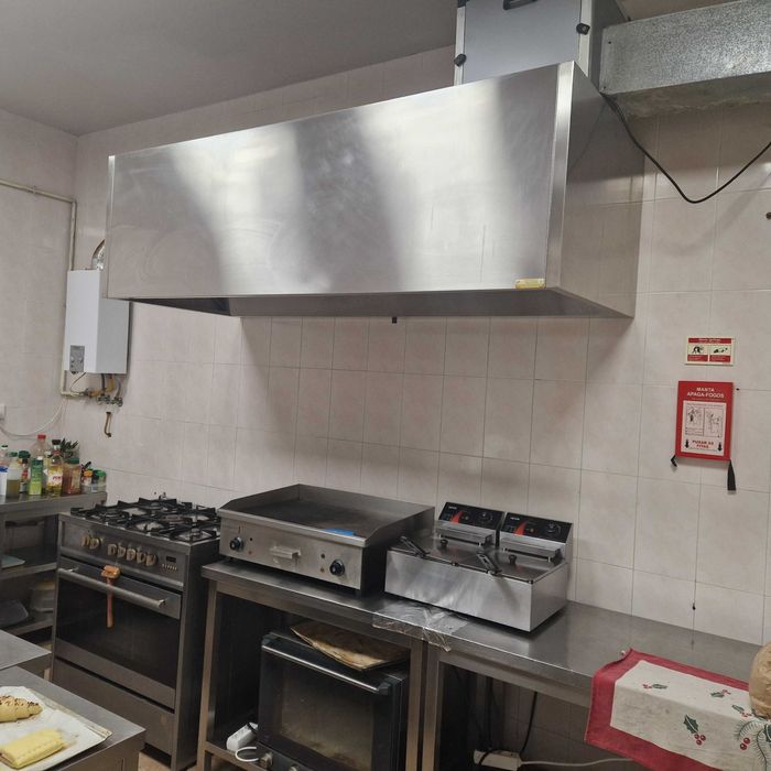 Lava loica inox + hotte+ bancada inox diversas medidas