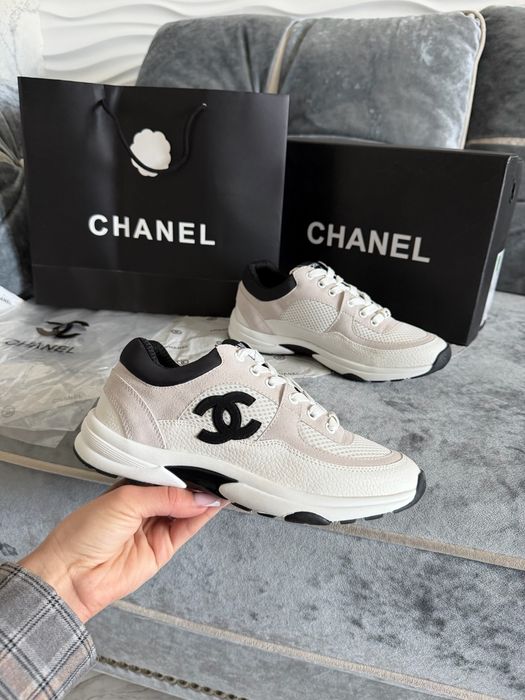 Белые кроссовки Chanel 36, 37, 38, 39, 40 размер