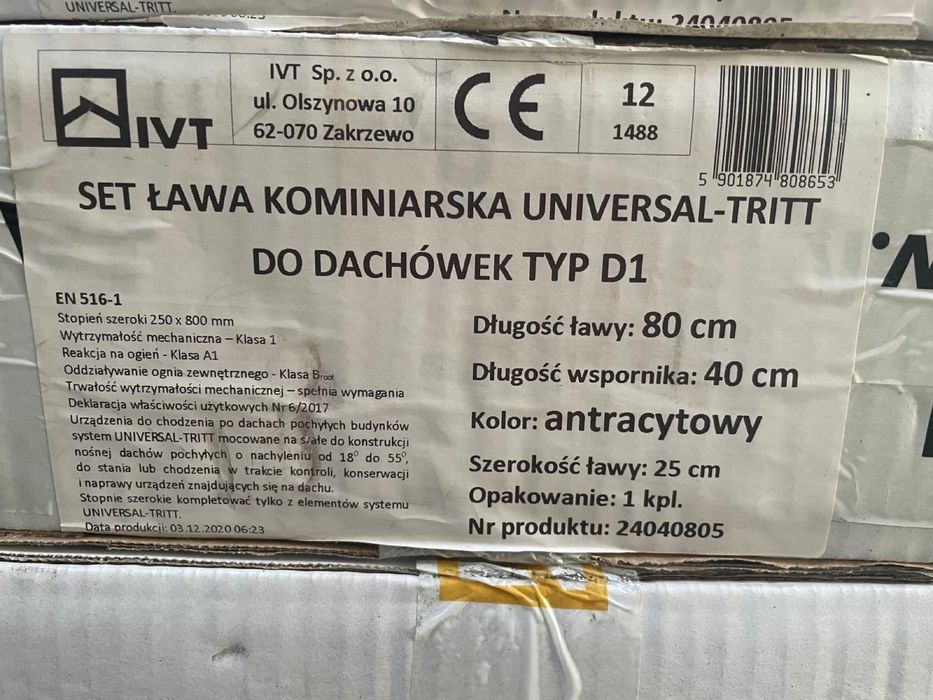 Ławy kominiarskie IVT