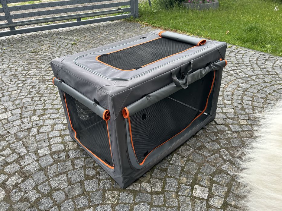 Alu deluxe kojec składany dla dużego psa
