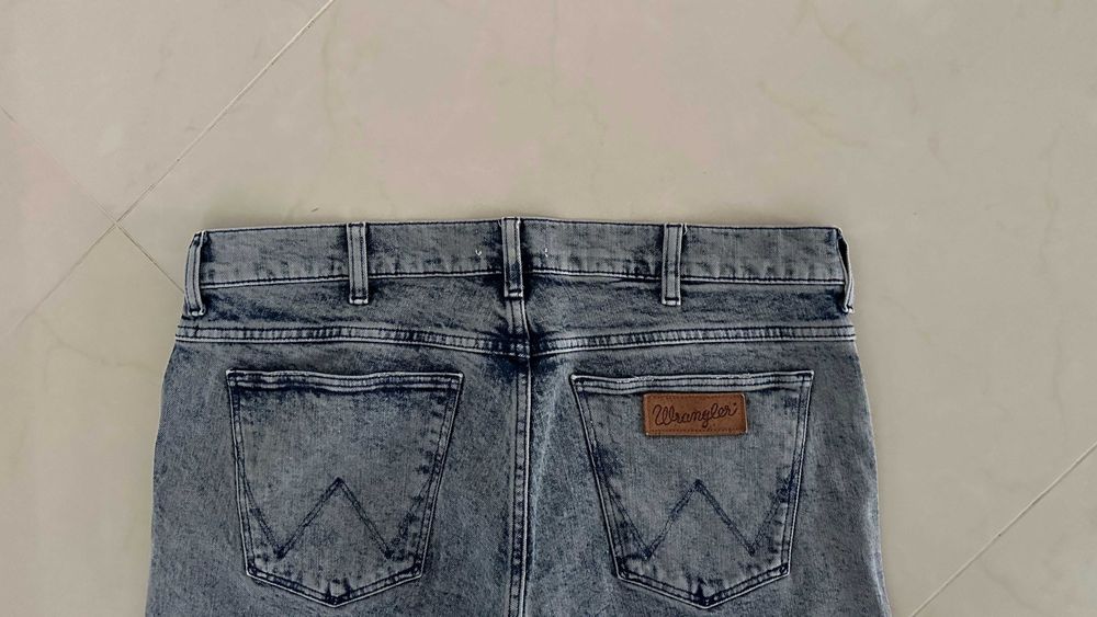 Wrangler Larston 36/32 Spodnie Piękne Slim