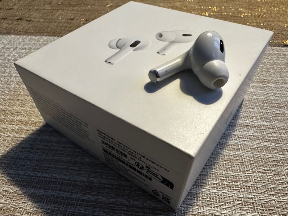 Apple AirPods 2 Pro Lightning lewa słuchawka oryginał, pudełko, ideał