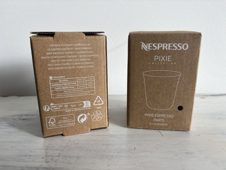 2 Chavenas De café Nespresso Pixe Pretas