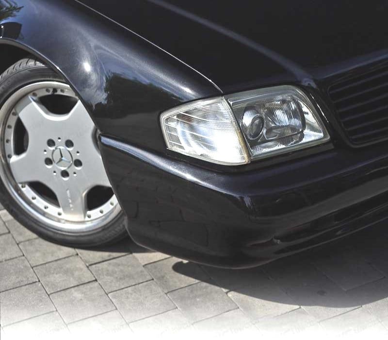 PISCA FRONTAL DIR MERCEDES SL W129 89-98 BRANCO