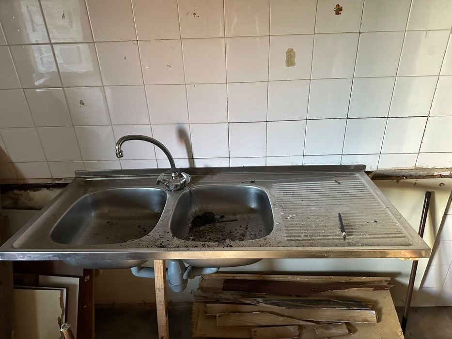 Lava loiça inox 2 pias