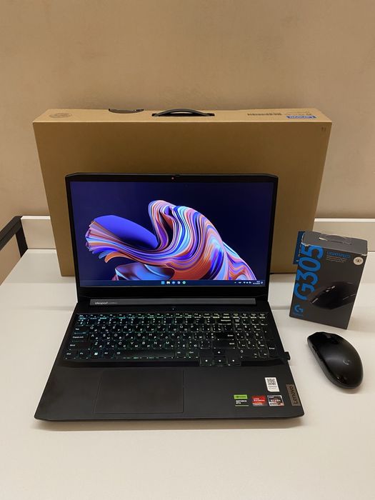 Продам игровой ноутбук 2023 года Lenovo Ideapad Gaming 3 + FULL SET