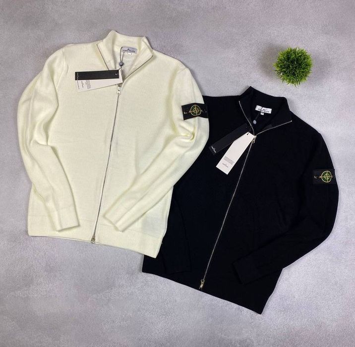 Кардиган Stone Island/кардиган білий стон айленд/кофта стон island