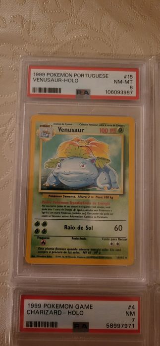 Graded Slabs PSA 9 Blastoise e Venusaur Holo Base Set64751430303107125