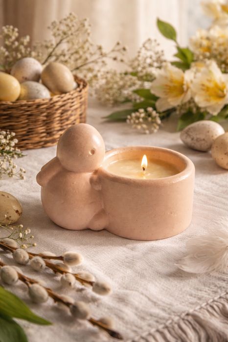 Соєві свічки ручної роботи до Пасхи