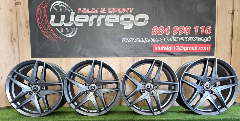 NOWE ALUFELGI MERCEDES 17x5x112 -  Cla, Gla, Glc, Klasa A, Klasa B