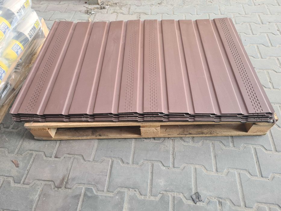 Blacha trapezowa t-7 brąz MAT perforowana