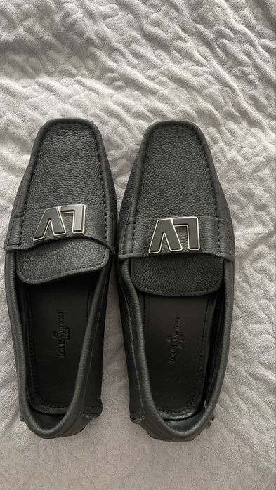 Skórzane mokasyny Louis Vuitton 46