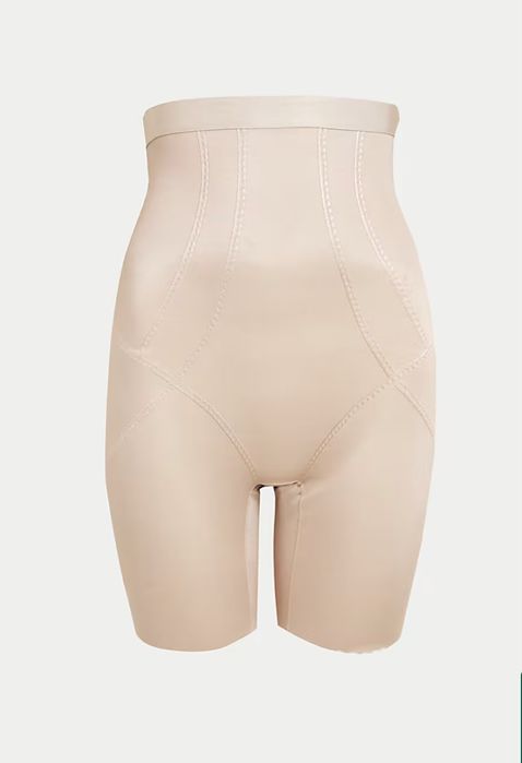 Marks&Spencer Nowe extra Majtki wyszczuplające brzuch uda beżowe 40 _