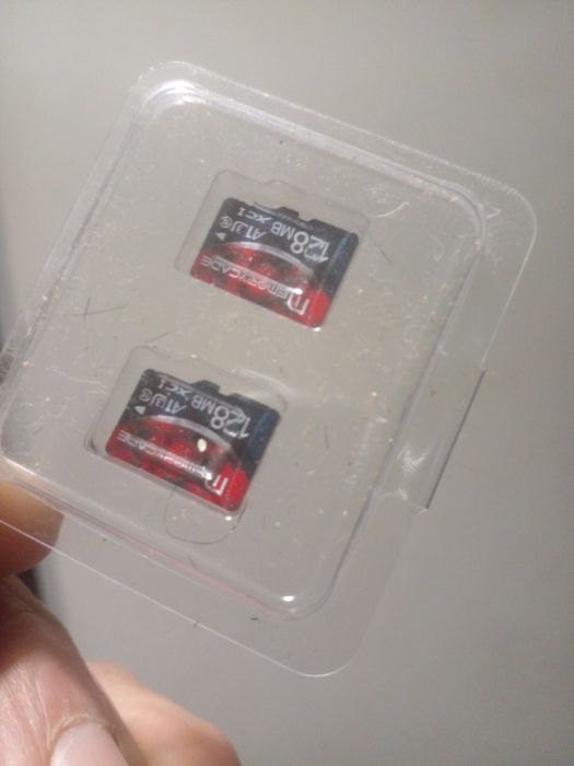 2шт. SD -TF  карта памяти 128мБ высокоскоросная