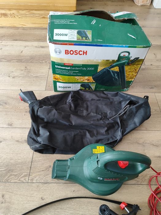 Odkurzacz dmuchawa Bosch Tidy 3000w, rok 2024, kompletny. Mocniejszy