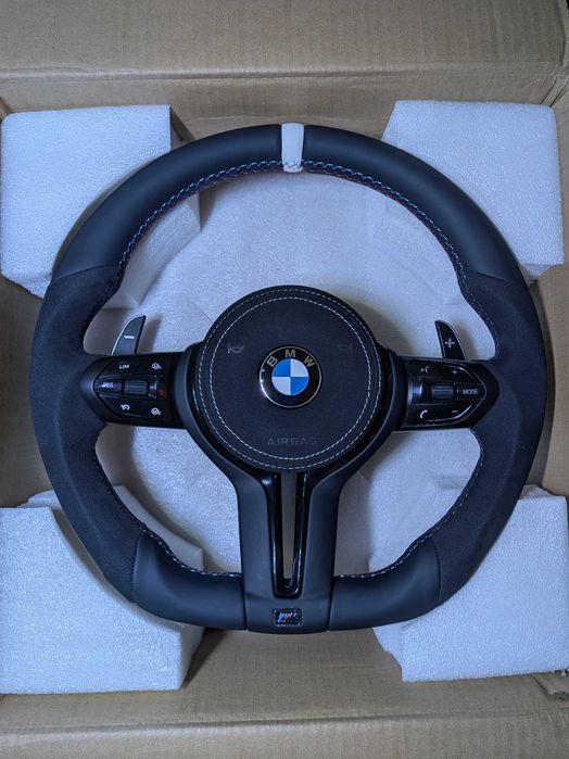 Volante BMW M Performance Alcantra+Couro liso