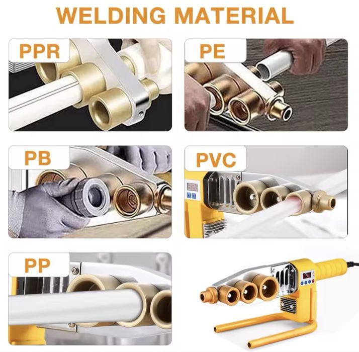 Maquina de soldar tubos pvc,ppr etc