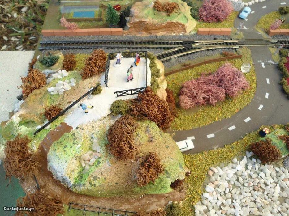 1:160 Diorama comboio escala N
