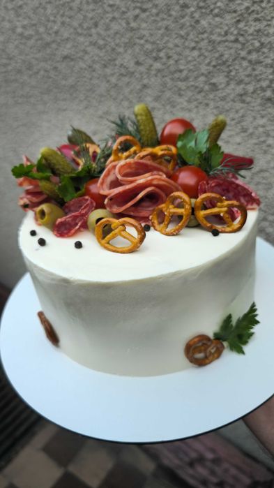 Торты на заказ в Одессе.Безглютеновые и мясные торты (не сладкие).