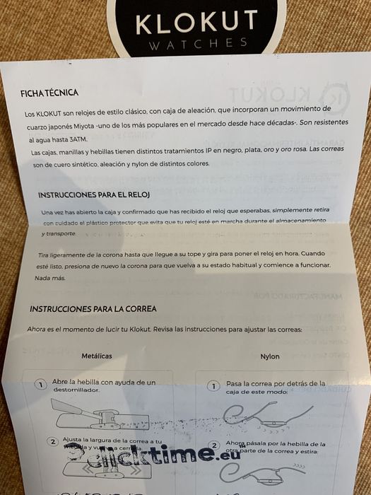 Relógio Klokut ( + duas braceletes novas)