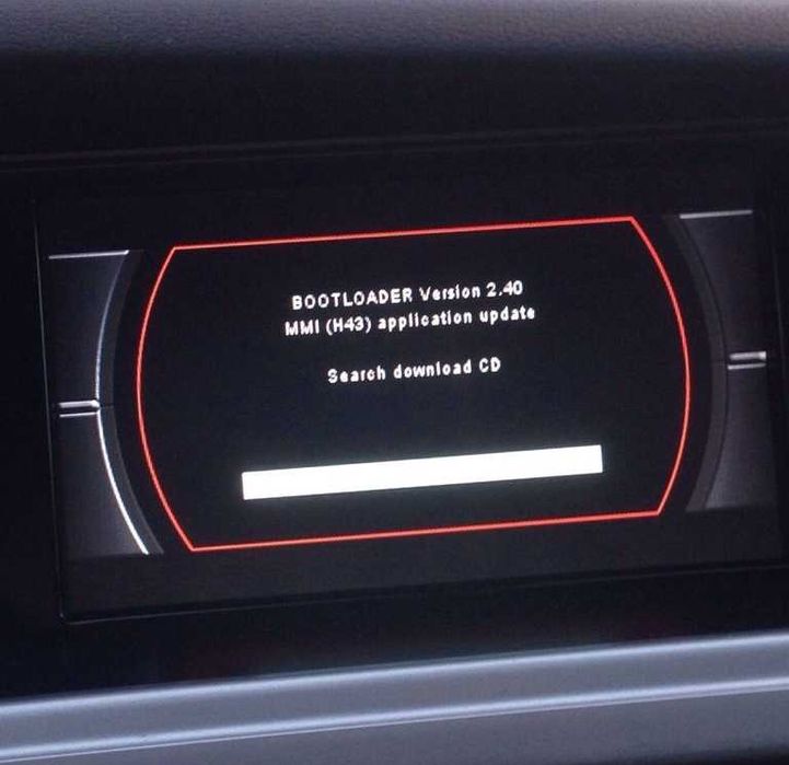 Bootloader naprawa softu nawigacji Audi MMI 2G H43 Polskie Menu Bełcha