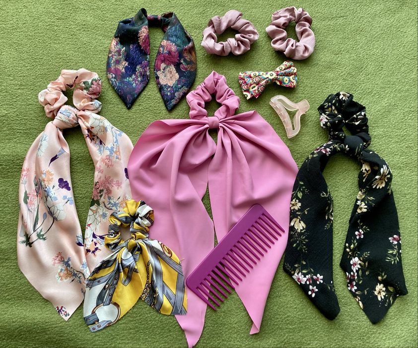 Ozdoby do włosów - zestaw vintage