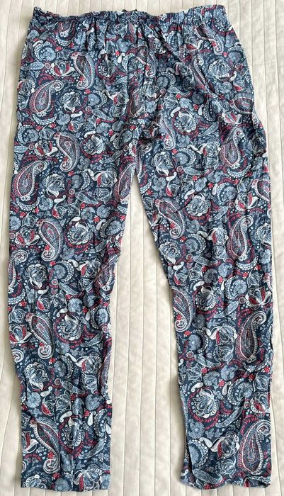 Nexy spodnie letnie przewiewne super wzory roz. 14 XL 42